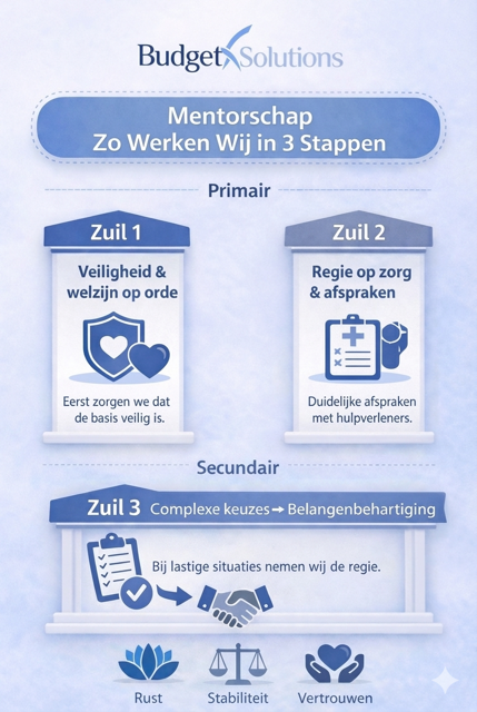 3 stappen werkwijze mentorschap budget solutions